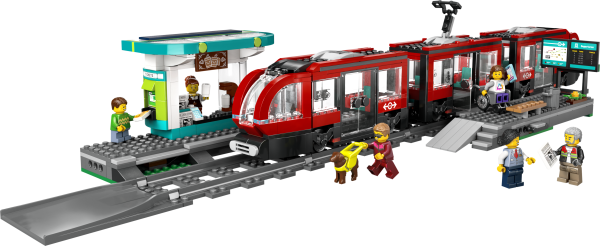 LEGO® City Trains - Straßenbahn mit Haltestelle
