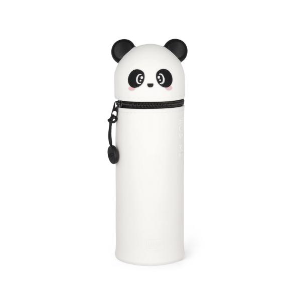 2-in-1-Federmäppchen aus Silikon Panda  - Kawaii - LEGAMI