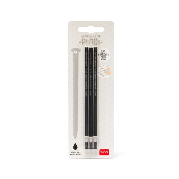 Ersatzmine für löschbaren Gelstift - Erasable Pen schwarz - LEGAMI