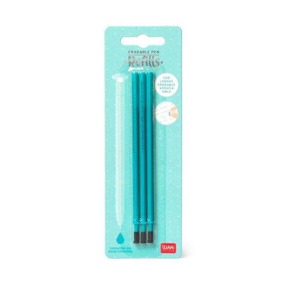 Ersatzmine für löschbaren Gelstift - Erasable Pen türkis - LEGAMI