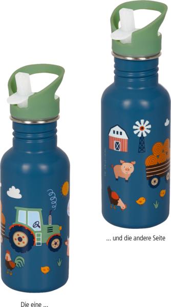 Edelstahlflasche Traktor Ed. 2 - Wenn ich mal groß bin (ca.0,5l) - Die Spiegelburg