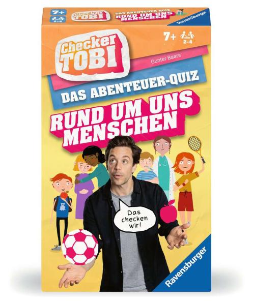 Ravensburger - Mitbringspiel - Checker Tobi, Rund um uns Menschen