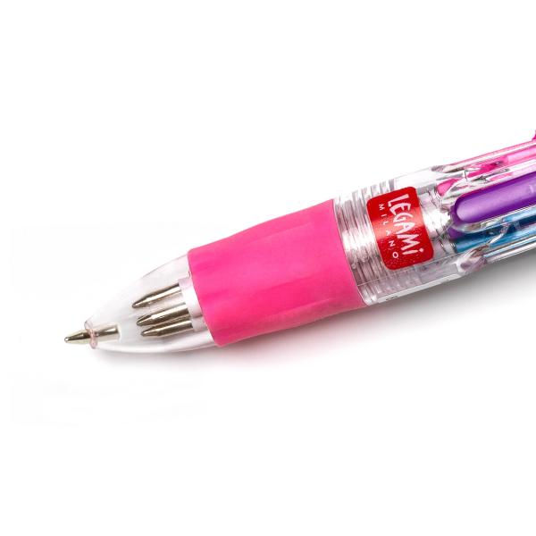 Mini-Kugelschreiber mit 4 Farben - Mini Magic Rainbow EINHORN - LEGAMI