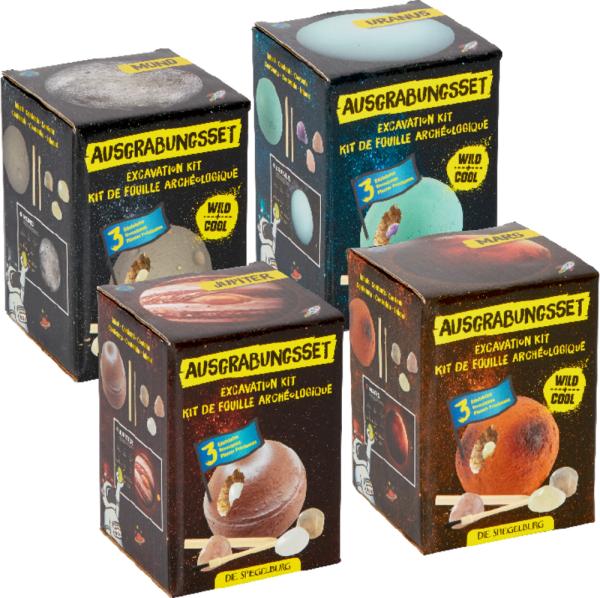 Mars - Edelstein-Ausgrabungsset Planet - Wild+Cool - Die Spiegelburg