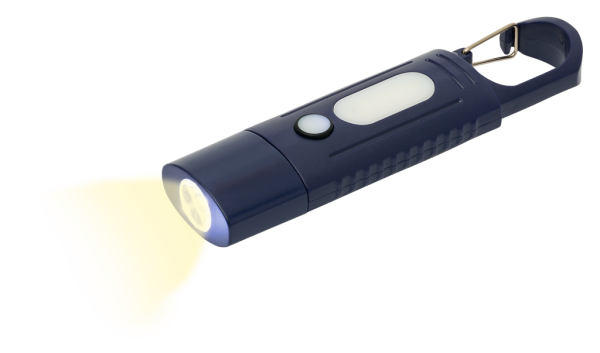 moses - Expedition Natur Clip Taschenlampe blau