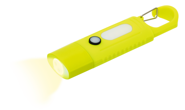 moses - Expedition Natur Clip Taschenlampe grün