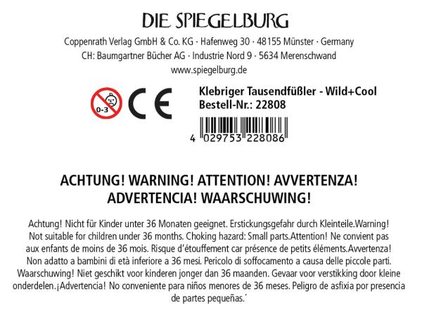 Klebriger Tausendfüßler - Wild+Cool - Die Spiegelburg