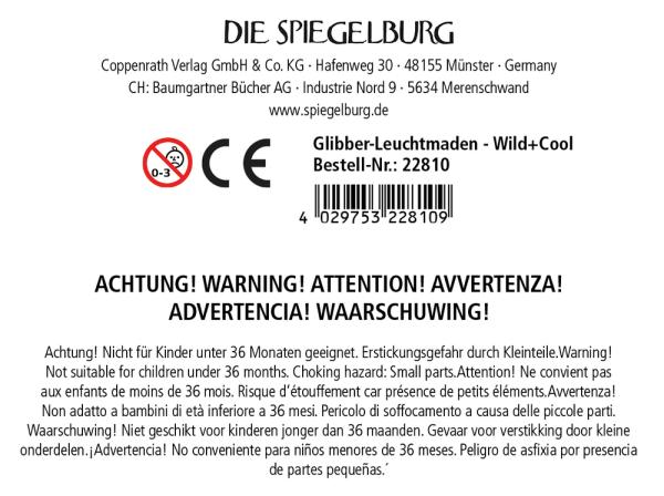 Glibber-Leuchtmaden - Wild+Cool - Die Spiegelburg