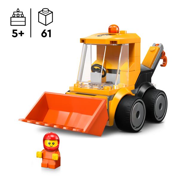 LEGO City - Coole Flitzer – Radlader, Spielzeug mit Minifigur