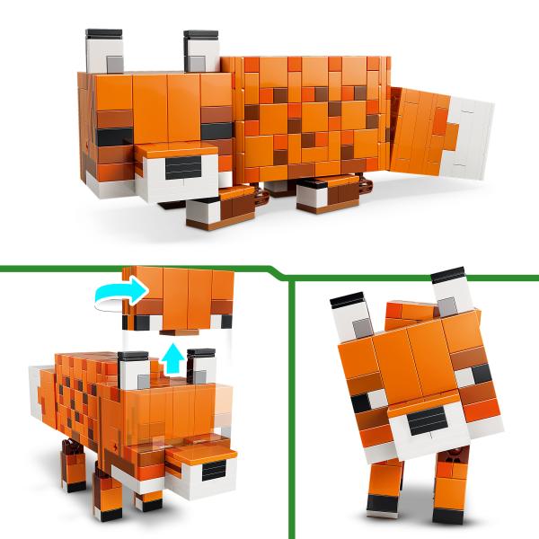 LEGO Minecraft - Der Fuchs, Spielzeug mit Tierfigur