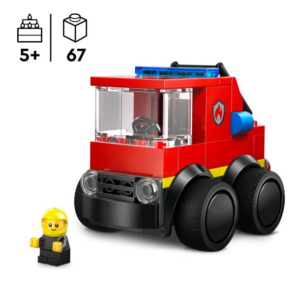 LEGO City - Coole Flitzer – Löschauto, Spielzeug mit Minifigur