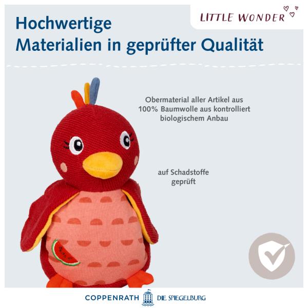 Kuscheltier mit Schnuffeltuch Pardiesvogel - Little Wonder - Die Spiegelburg