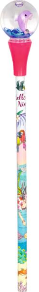Regenbogenstift mit Glitzerkugel-Topper - Nella Nixe - Die Spiegelburg