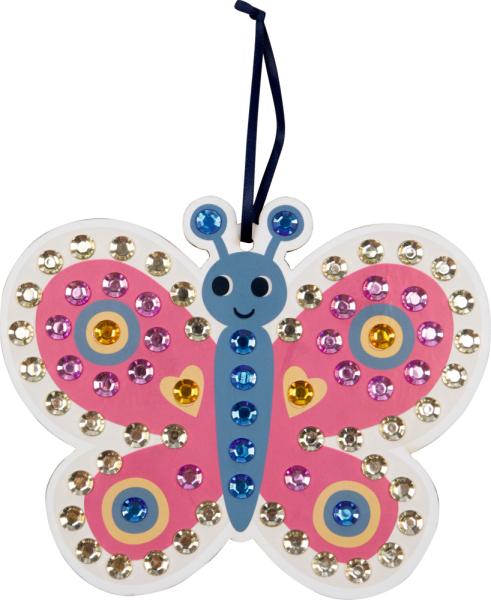 Mein kleines Bastelset: Diamond-Anhänger - Schmetterling / Regenbogen - Die Spiegelburg