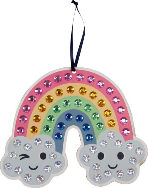 Mein kleines Bastelset: Diamond-Anhänger - Schmetterling / Regenbogen - Die Spiegelburg