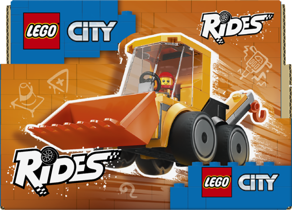 LEGO City - Coole Flitzer – Radlader, Spielzeug mit Minifigur