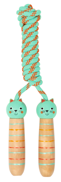 moses - Holz-Springseil Frühling Katze