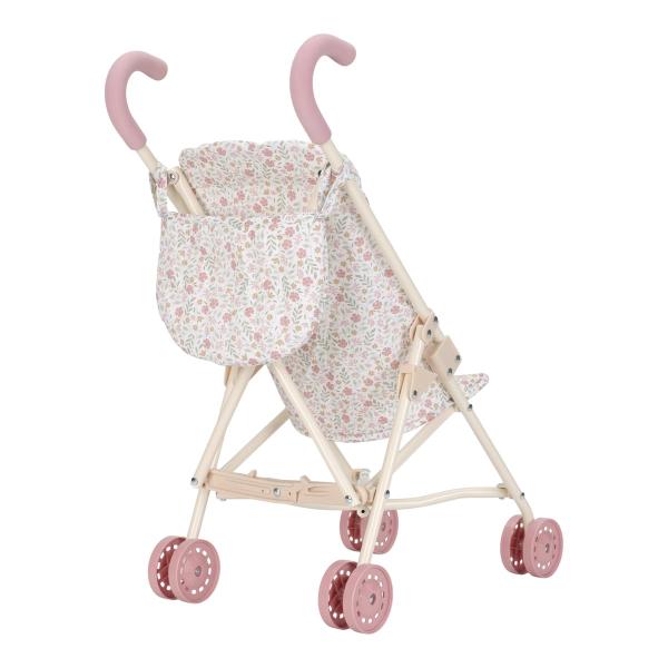 Little Dutch Puppenbuggy – Rosa – Essentials – Weiche Blumen