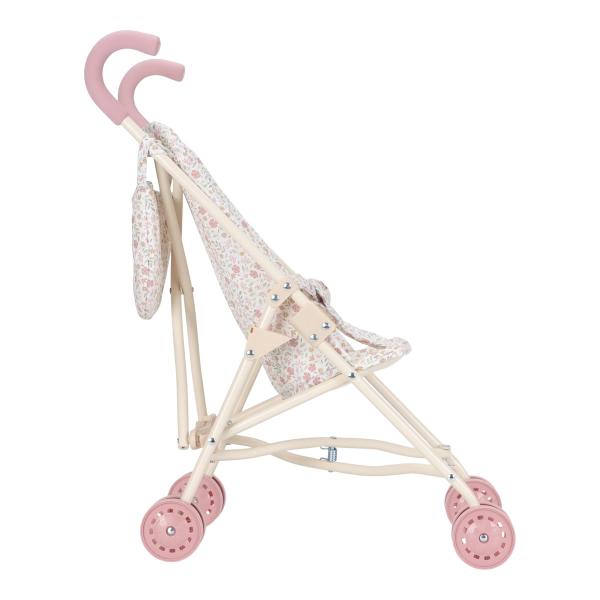 Little Dutch Puppenbuggy – Rosa – Essentials – Weiche Blumen