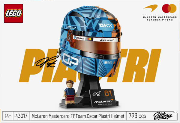 LEGO® Editions Formula 1 - McLaren Mastercard F1® Team Oscar Piastri Helm