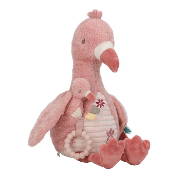 Little Dutch - Aktivitätskuscheltier Flamingo - Rosa