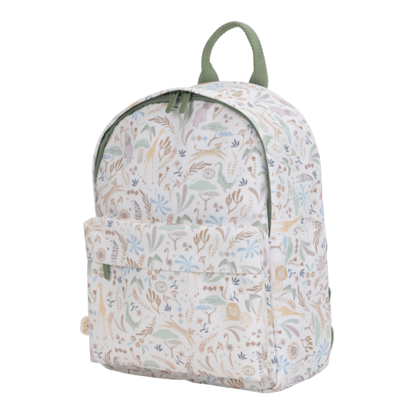 Little Dutch - Safari Friends - Rucksack - Weiß - 29 cm