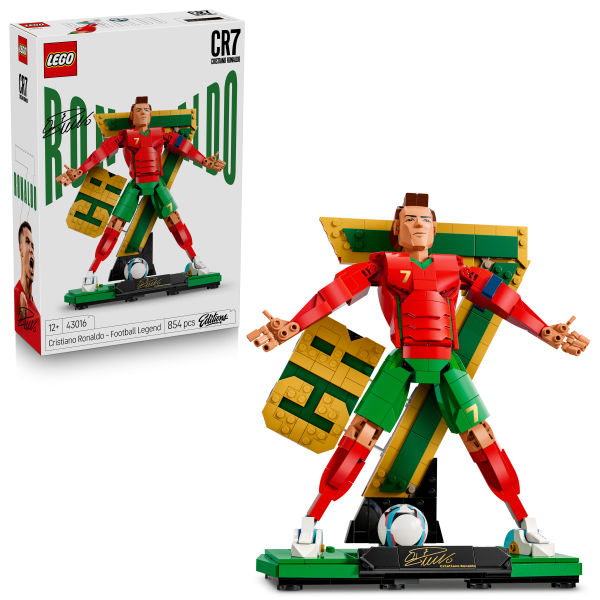 LEGO® Editions Football - Cristiano Ronaldo – Fußballlegende