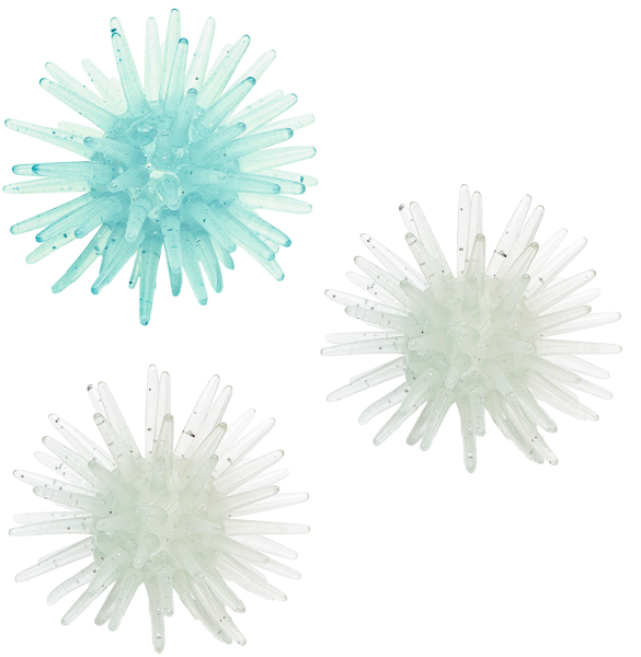 moses - Nachtleuchtende Sticky Snowflakes blau