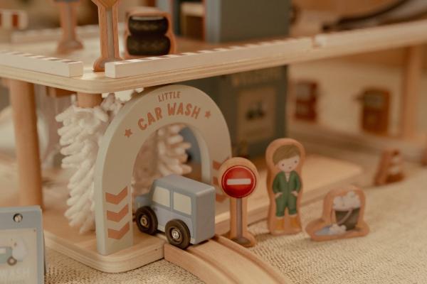 Little Dutch - Holz Parkgarage – Blau