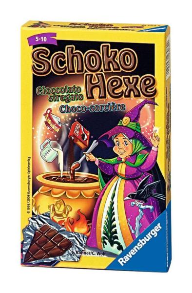Ravensburger 23082 - Schoko Hexe , Mitbringspiel für 2-6 Spieler, Kartenspiel ab 6 Jahren,