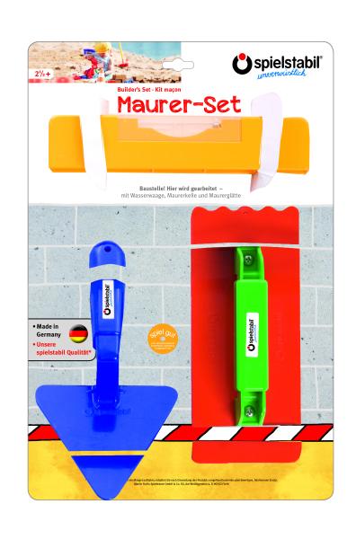 spielstabil - Maurer-Set 3-teilig