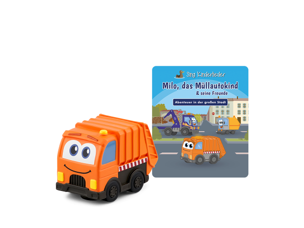 Tonies. - Sing Kinderlieder - Milo, das Müllauto-Kind & seine Freunde - Abenteuer in der großen Stadt