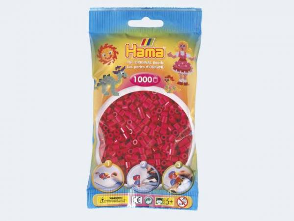 Hama 1000 Perlen  violett-rot