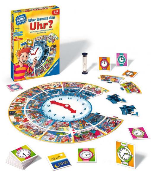 Wer kennt die Uhr? - Spielen und Lernen für Kinder