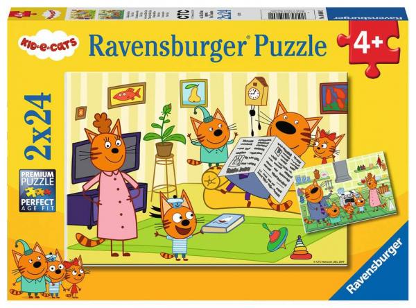 Ravensburger Kinderpuzzle - Zuhause bei den Kid e Cats