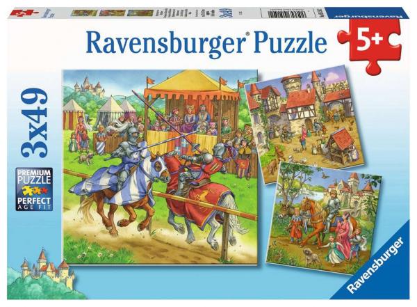 Ravensburger Kinderpuzzle - Ritterturnier im Mittelalter