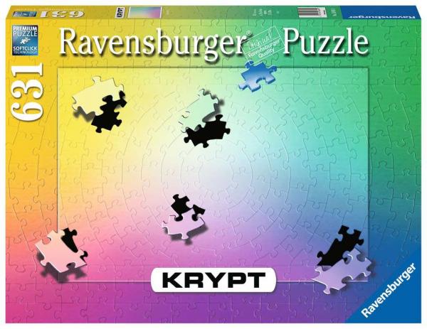 Ravensburger Krypt Puzzle 16885 - Krypt Gradient - 631 Teile Puzzle für Erwachsene und Kinder ab 14 Jahren