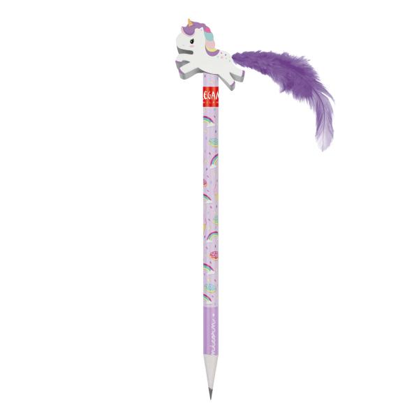 Bleistift mit Radiergummi EINHORN - LEGAMI