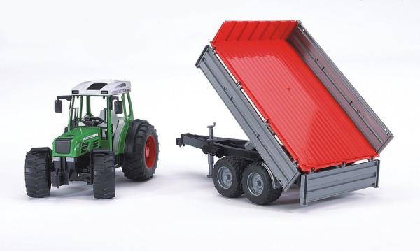 Bruder - Fendt 209 S mit Bordwandanhänger