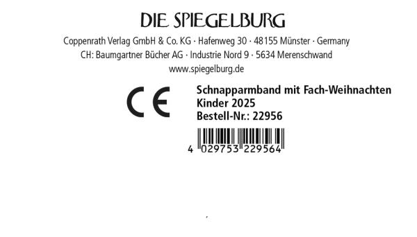 Schnapparmband mit Fach - Wintertiere im Weihnachtswald - Die Spiegelburg