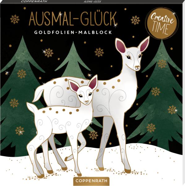 Ausmal-Glück: Goldfolien-Malblock - Magic Winter (Creative Time) - Die Spiegelburg