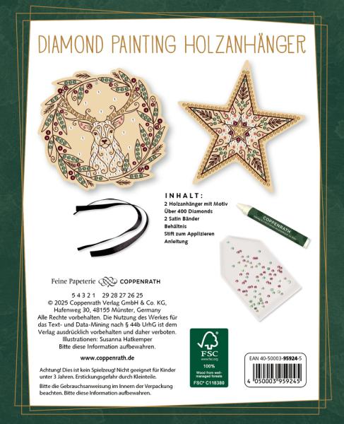 Diamond Painting Holzanhänger: Magic Winter (Creative Time) - Die Spiegelburg