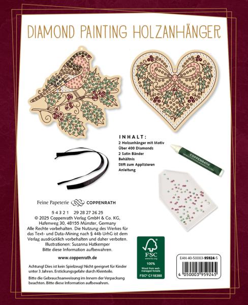 Diamond Painting Holzanhänger: Magic Winter (Creative Time) - Die Spiegelburg