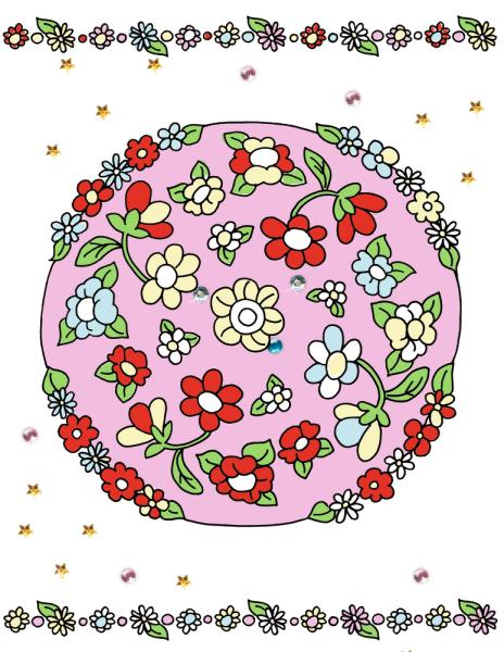 Malblock mit Glitzersteinchen: Mandalas (Prinzessin Lillifee) - Die Spiegelburg